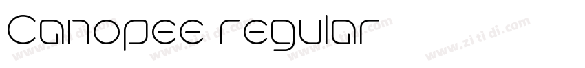 Canopee regular字体转换 Canopee regular字体转换